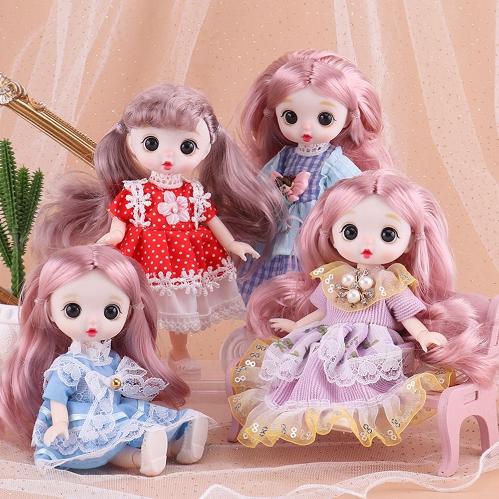 High Quality Fashion Doll Clothes Multistyles Girls Toys High-end Dress Up Children DIY Clothes 16~17cm Doll