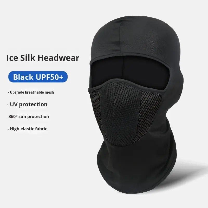 Black Air Filter Full Ninja Mask