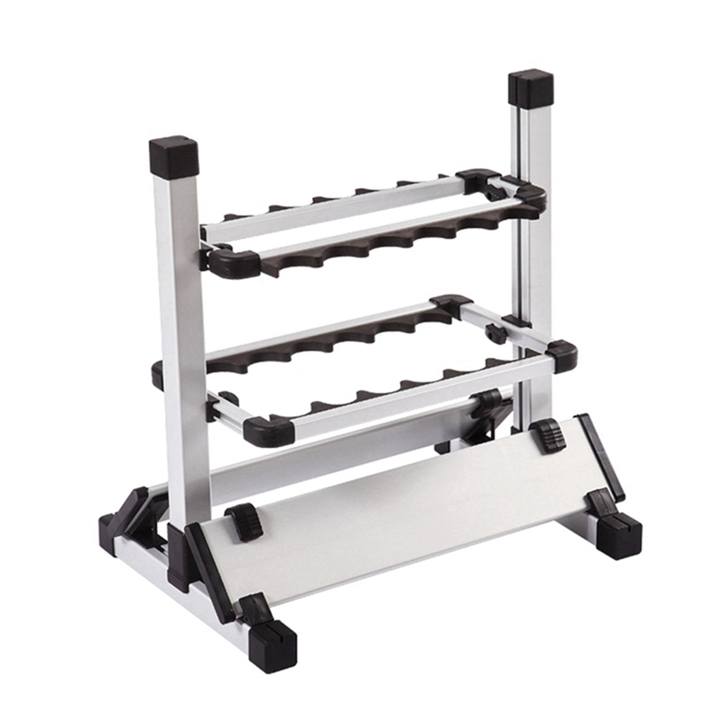Aluminum Fishing Rod Holder Aluminum Rod Holder Rack Capacity 12 Pieces Fishing Rod Tools
