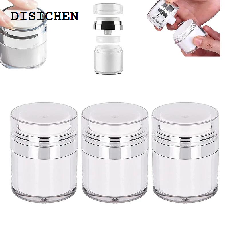 15/30/100ML Travel Refillable Bottles Creams Gels Make-up Lotion Lotions Dispenser Cosmetic Containers Mini Press Vacuum Bottle