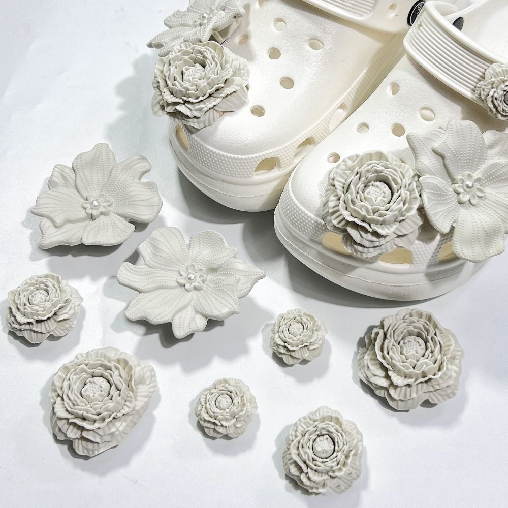 Cute DIY Flower Shoe Decoration Cartoon Bouquet Design Shoe Buckles Hole Shoe Buckle Shoe Accessories Decoration