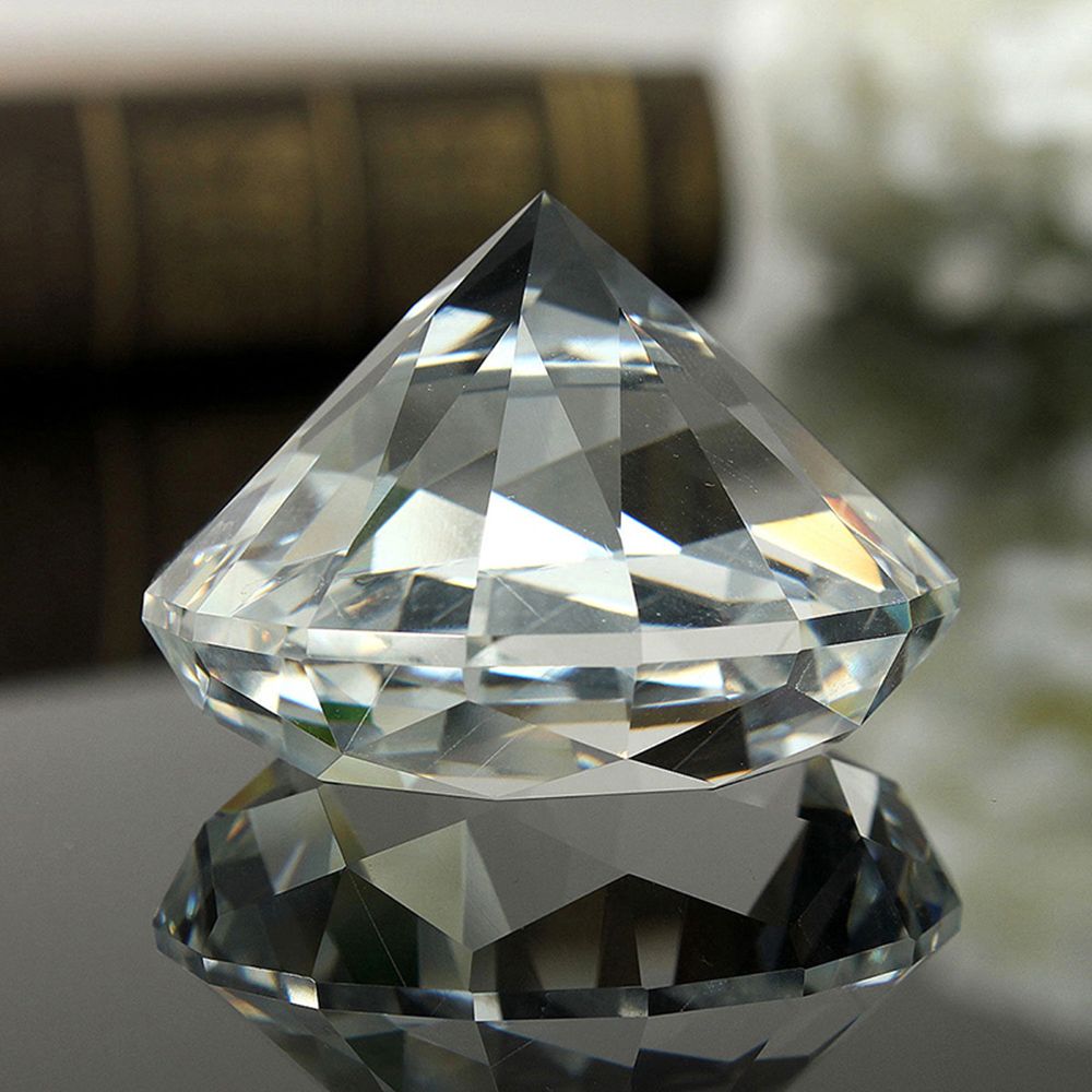 High Quality Hot New Style 40mm Crafts Cut Glass Paperweight Wedding Jewelry Artificial Clear