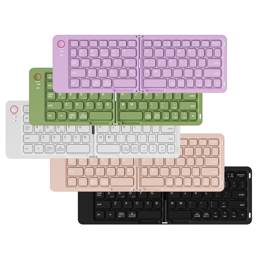 Ultra Thin RGB Light Bluetooth Keyboard Backlit Rechargeable Wireless Keyboard Lightweight Universal Portable Keyboard Office