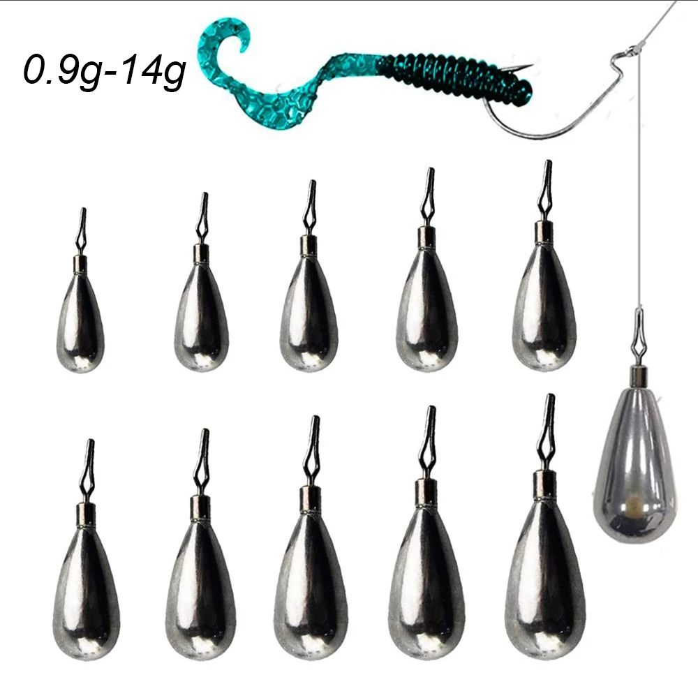 Hot Additional Weight 360 Degree Rotatable Sinker Line Sinkers Fishing fall Hook Connector