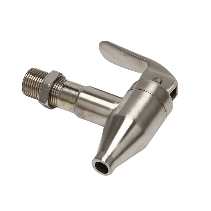 fasdaga 5X Beverage Dispenser Replacement Spigot,Stainless Steel Polished Finished, Water Dispenser Replacement Faucet