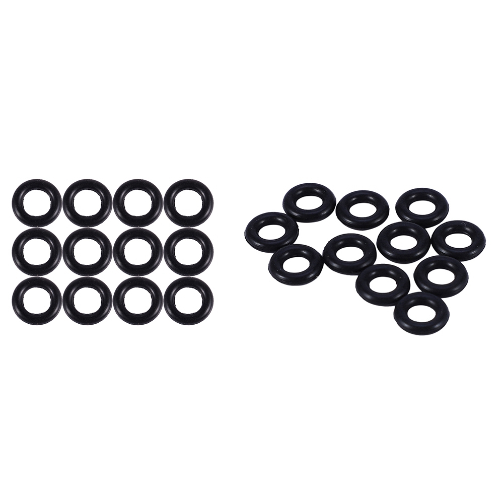 (GGBR) 22 Pcs Black Rubber Oil Seal O Shaped Rings Seal, 12 Pcs 9 X 2 X 5mm & 10 Pcs 8 X 2 X 4mm