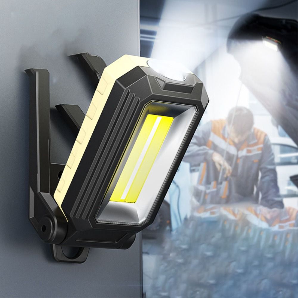 Glare Magnetic Hook Portable LED Worklight Waterproof Design Super Bright Adjustable Camping Lantern Power Display Emergency Lamp Camping