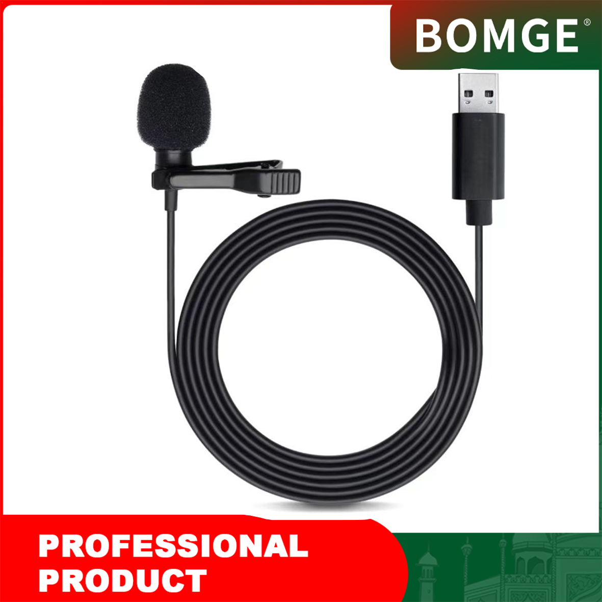 Lavalier Microphone Compatible with DJI Osmo Pocket 3, Insta360 X2 X3 Cameras - USB-C Lavalier Lapel Clip External Microphone