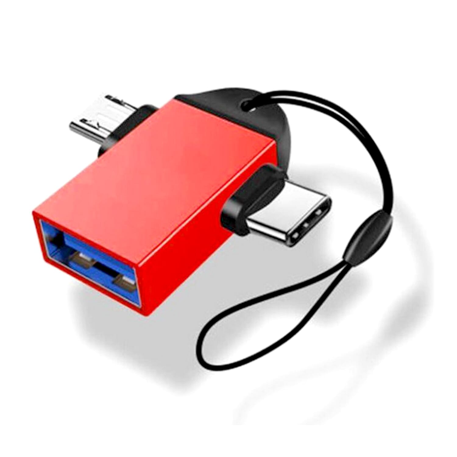 2 in 1 Type C and Micro USB OTG Male to USB A 3.0 Female for Laptop Mobiles Tablet Smartphone Compatible OTG Connector for All Android Devices