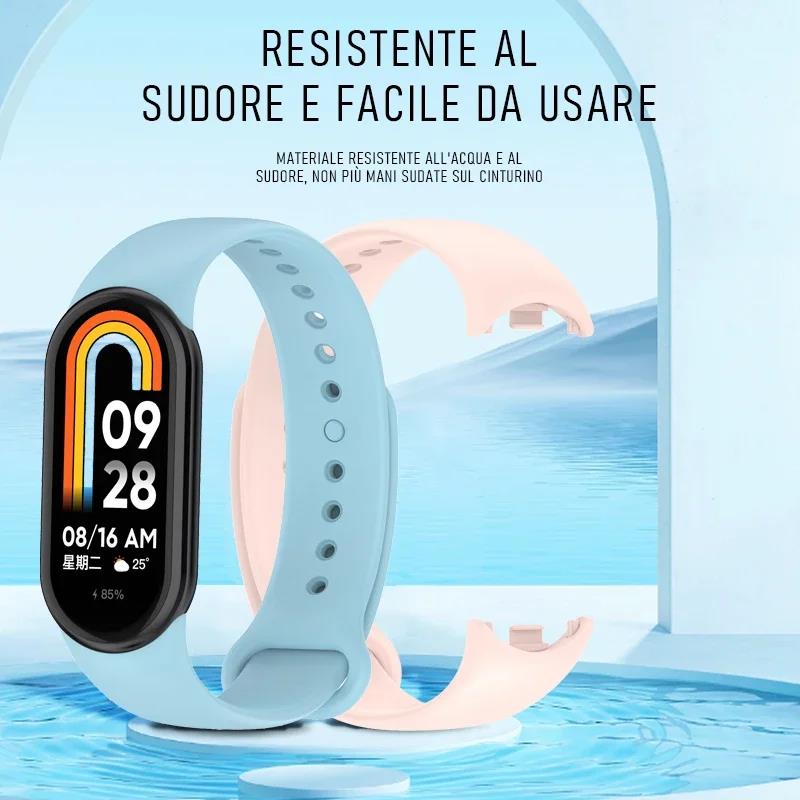 durableRing 9 Sport EA Mi Hand pulserFC Replacement Mi Band Silicone Hand 9 NFC Mi Band 9 Wrist Miband 9 Na corr Strap