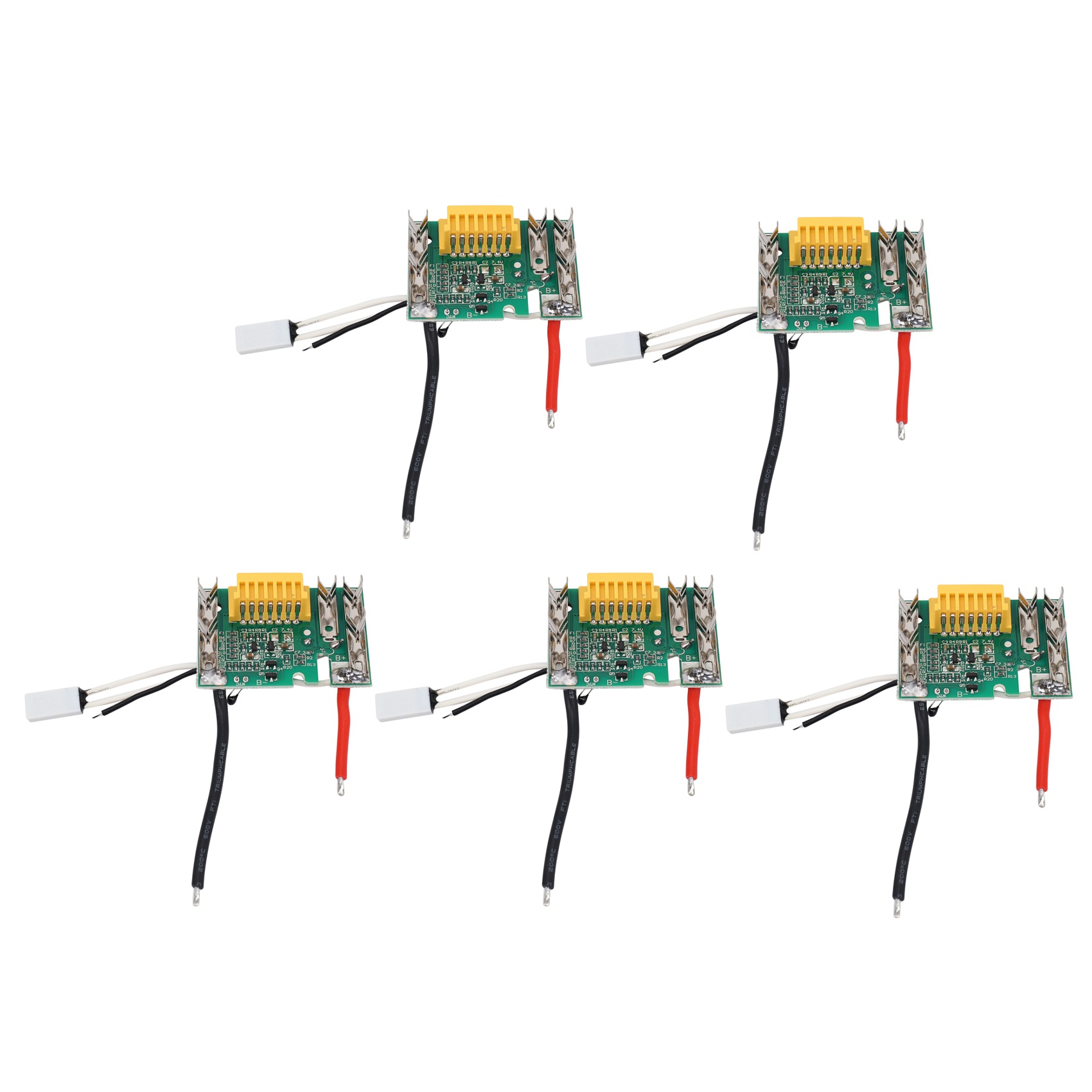 10X PCB Circuit Module Board Parts,Li-Ion Protection for Battery PCB Li-Ion 18V Battery PCB Chip Board