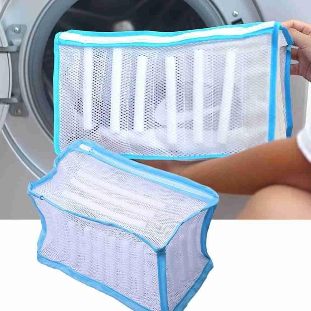Convenient Large Capacity Shoes Washing Bag Shoe Washing Tool Durable Laundry Mesh Net Shoe Organizer Easy-clean Shoe Drying Bag