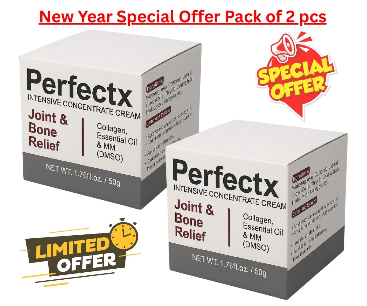 Perfectx Intensive Concentrate Cream - Comforting Body Massage Cream with Collagen & Essential Oils (50g) | Pack of 2 pcs Perfect X