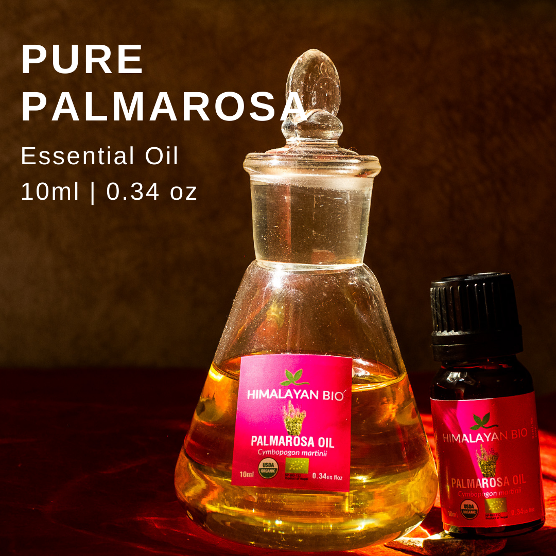 Himalayan Bio Palmarosa Essential Oil 10 ml