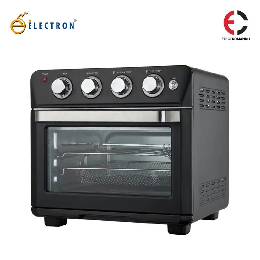Electron Elvo-25AF MECHANICAL AIR FRYER Electric Oven 1700W - (Black)