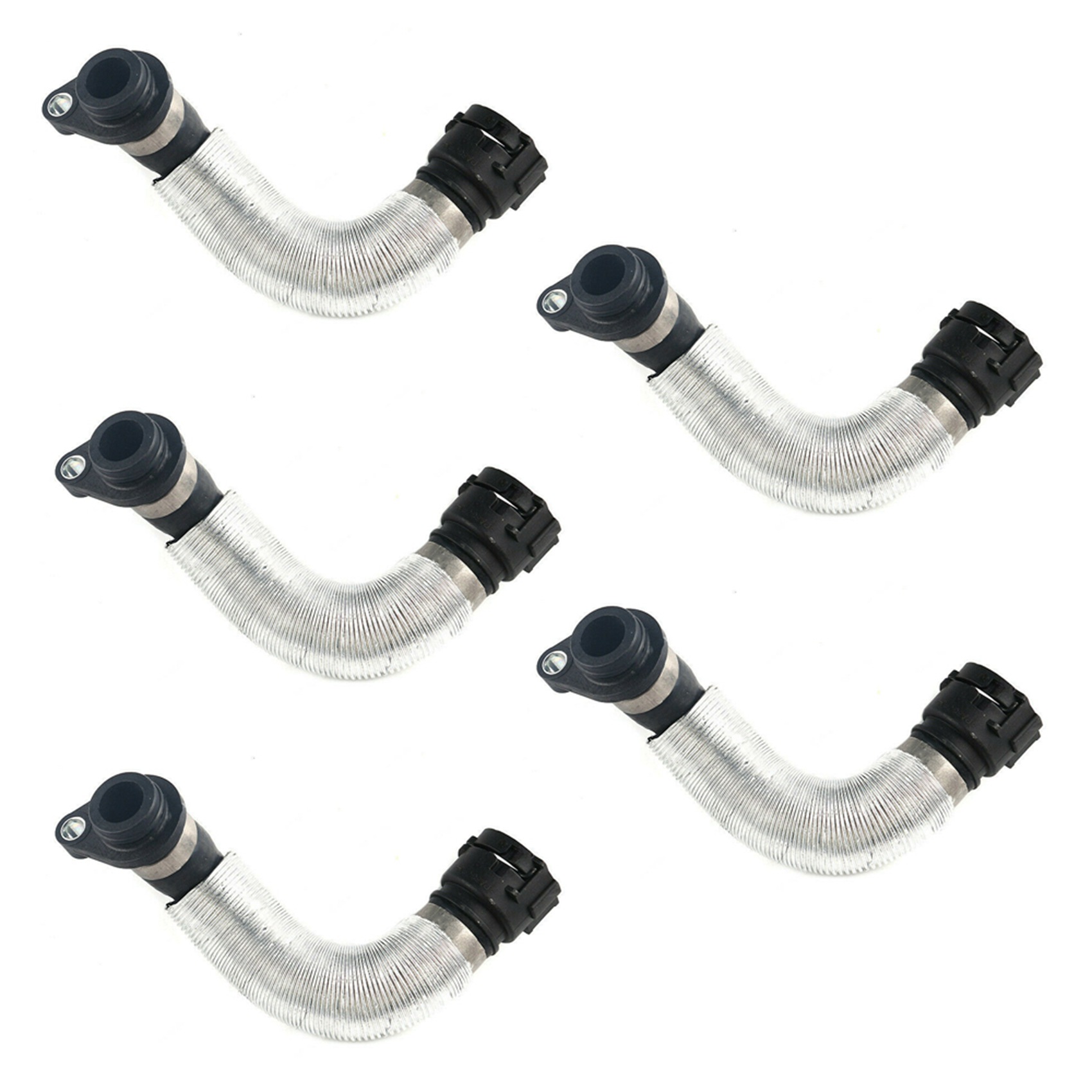 fasdaga 5X 11537572159 Radiator Coolant Hose Water Pipe for X1 Z4 E88 E87 E82