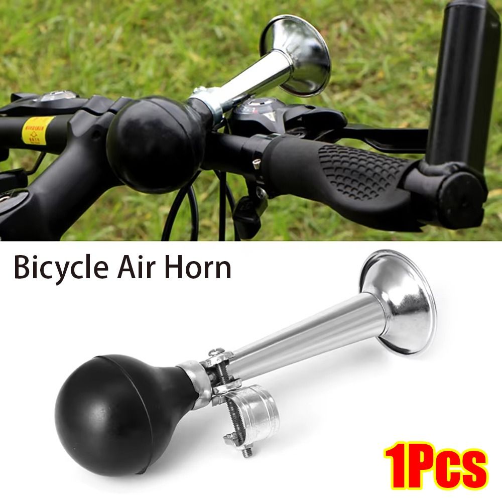 1Pcs Durable Hooter Bell Bicycle Air Horn Press Type Rubber Bike Warning Horn Easy to Install Retro Mountain Road Bike Horn for Safety Riding