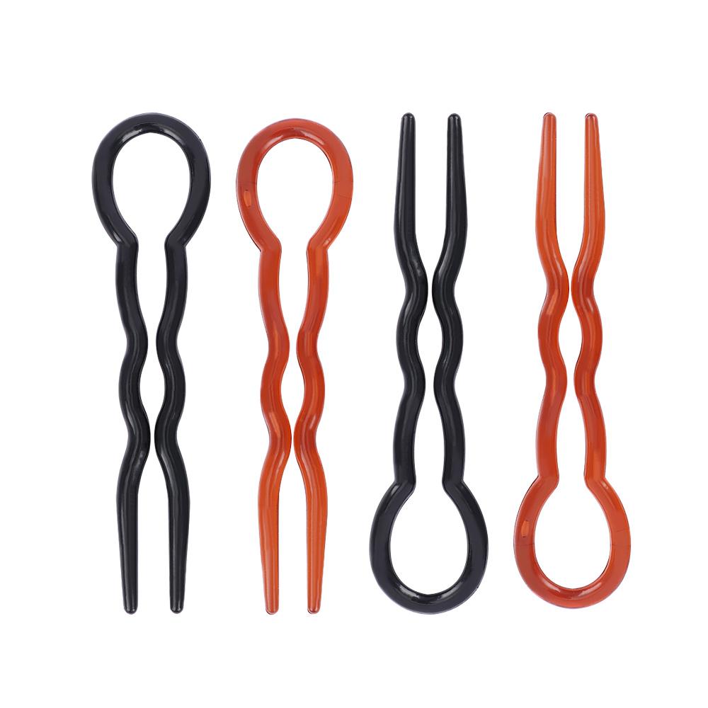 Three Pieces One Set Quick Practical Hair Modelling Invisible Hair Fork Different Hair Styling Hairdressing Fork Tools Hair Clips Hair Pin U Shape Fork Tool Hair Fork