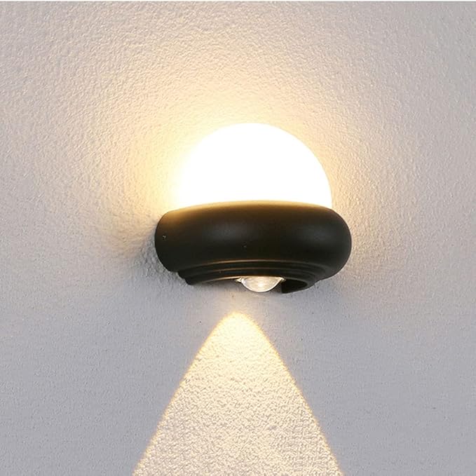 FABLITE Avex 9W Outdoor LED Wall Light | IP65 Waterproof Modern Wall Lamp | Warm White | Premium Aluminium Body | Exterior Garden Porch Balcony Light
