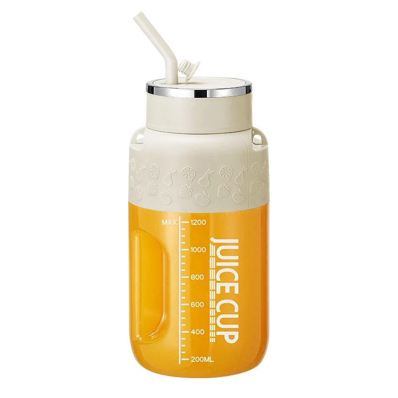 1200ml Travel & Outdoor Juice Blender - 14 Steel Blades | Dual Power