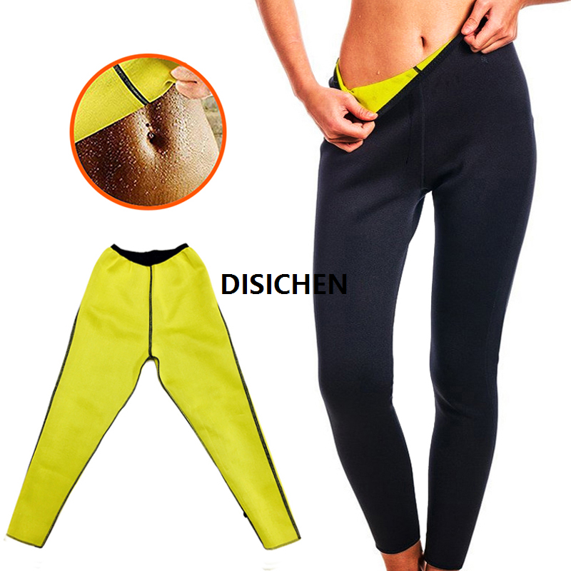 DISICHEN Neoprene Sauna Sweat Pants Gym Leggings Women Shapewear Body Shapers Waist Trainer Fat Burn Workout Fitness Slimming Pants Luxury