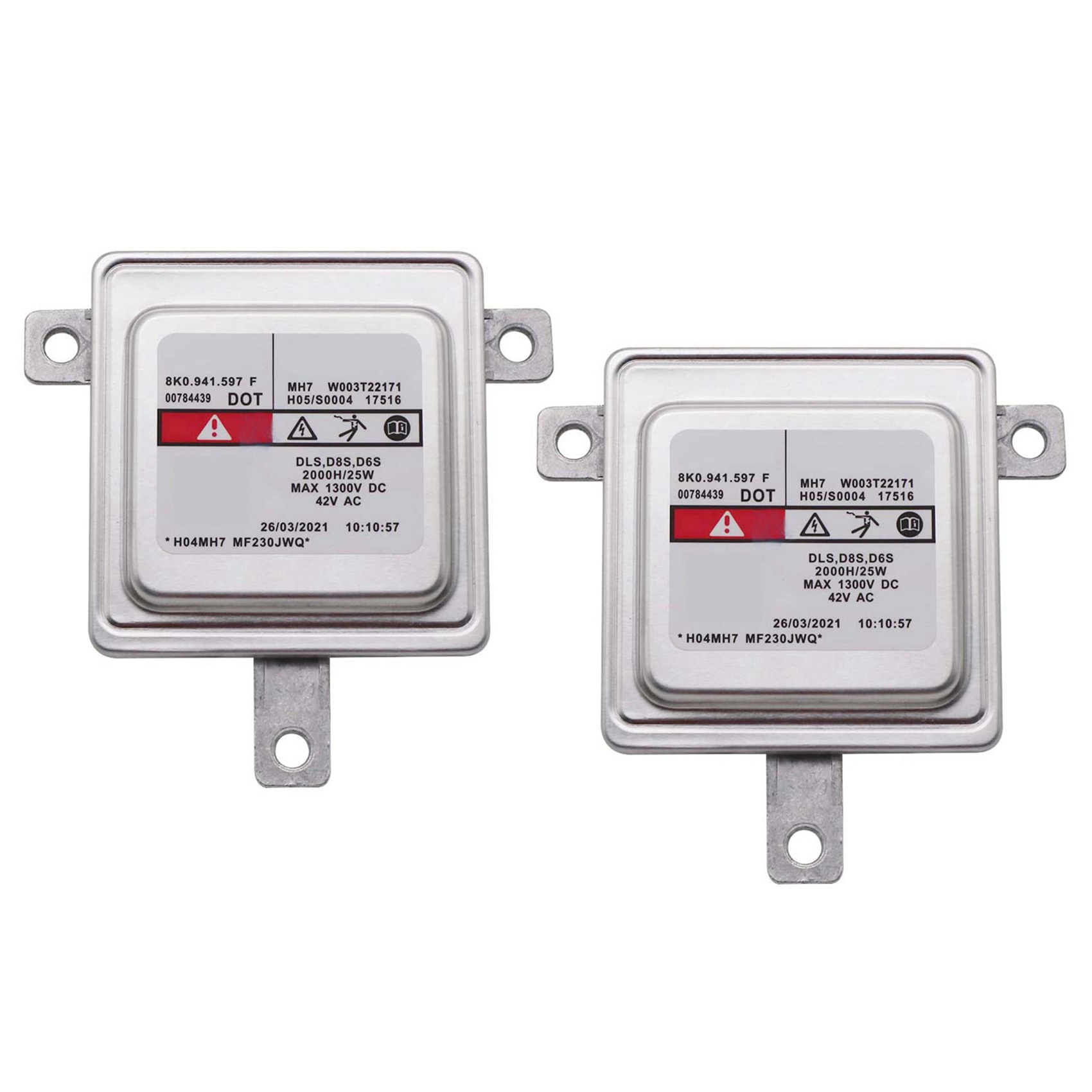 JINMY 2X Car D8S Xenon Headlight Ballast Control Unit 8K0941597F for - A1 for