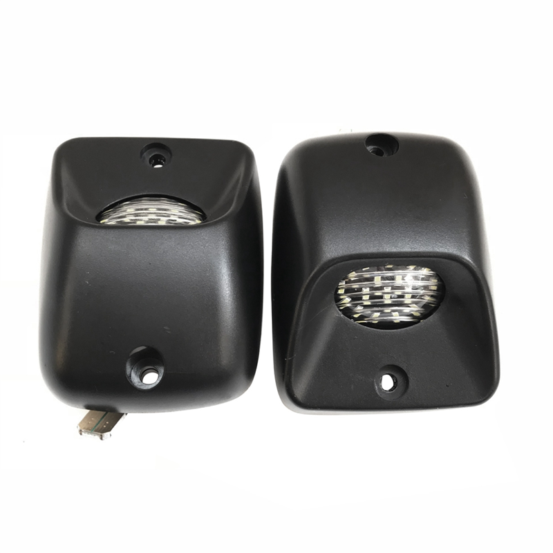 White LED Light Car License Plate Light Auto Tail Number Plate Lamps Assembly for 1995-2004