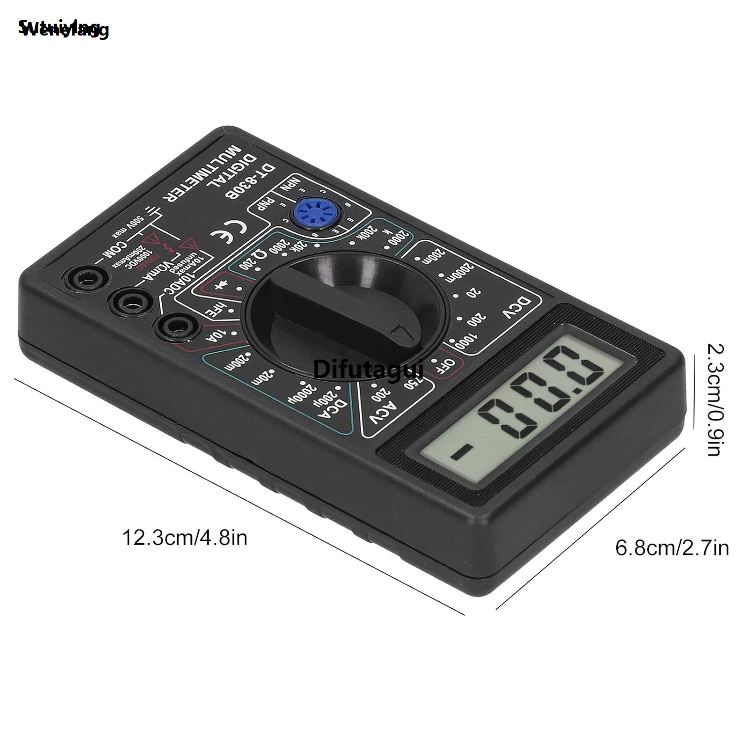 Difutagui Wenefang Sutuiying Digital Multimeter Tester, DT830B Electrical Voltmeter Ammeter, Bargain High Quality Original price Portable Volt Multi Meter, Car Battery Tester Circuit Tester