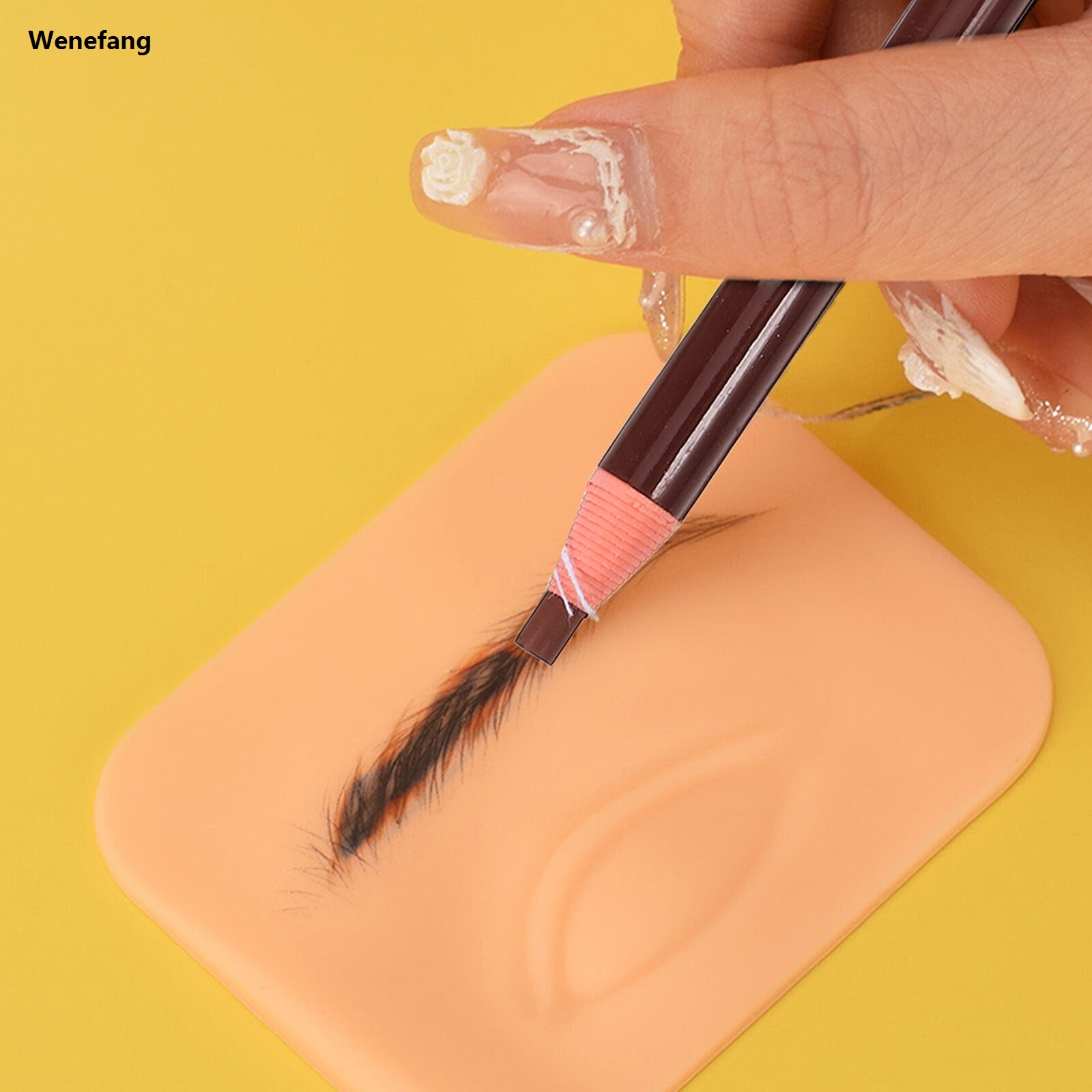 Wenefang Eyebrows Pencil Microblading Eye Brow Pen Tearable Brow Tatoo Pencil Makeup Make Up Kit Permanent Brow Pencils