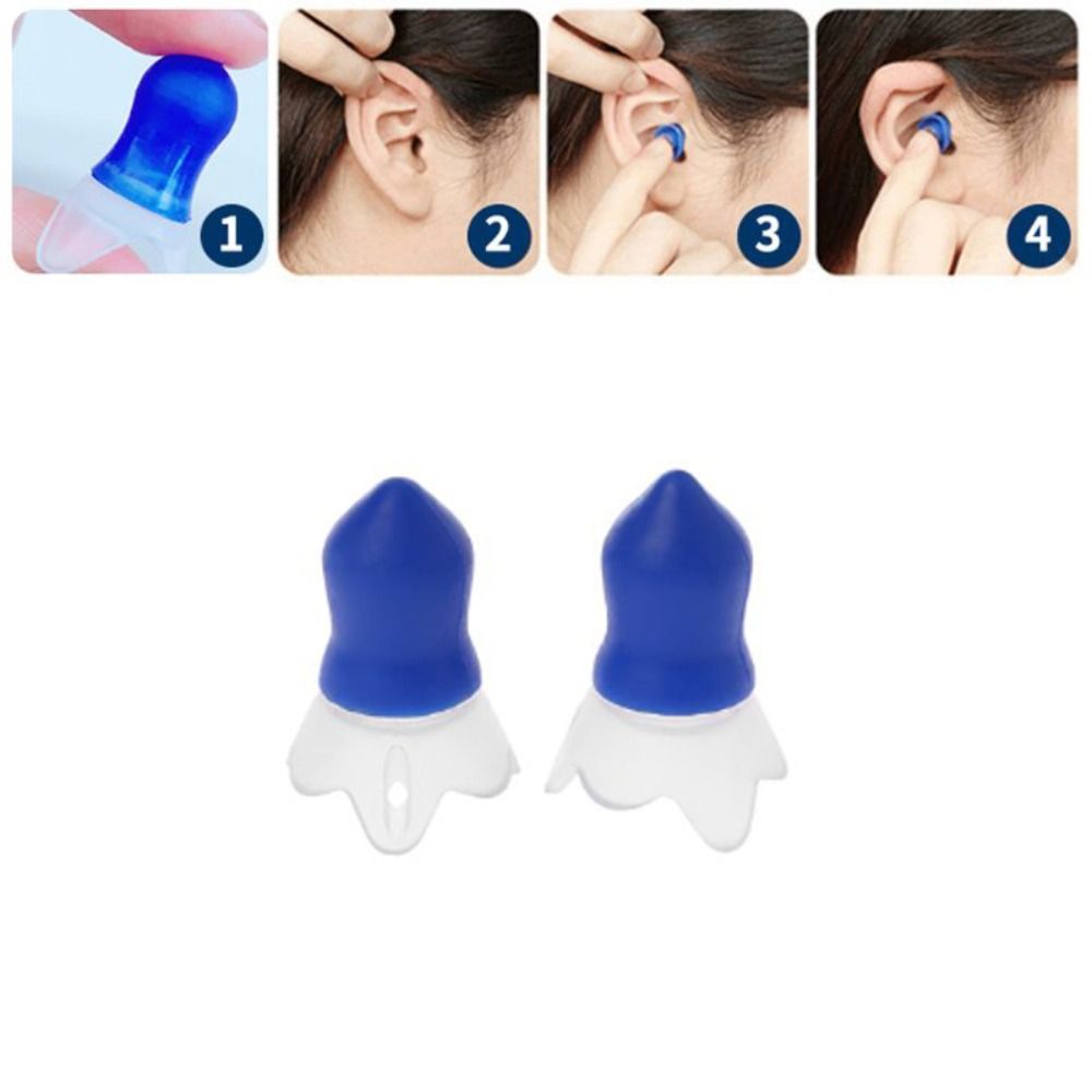 5 Pairs Soundproof Silicone Flight Earplugs Reusable Pressure Equalization Sleep Earplug Noise Reduction Noise Cancel Ear Plugs Airplane