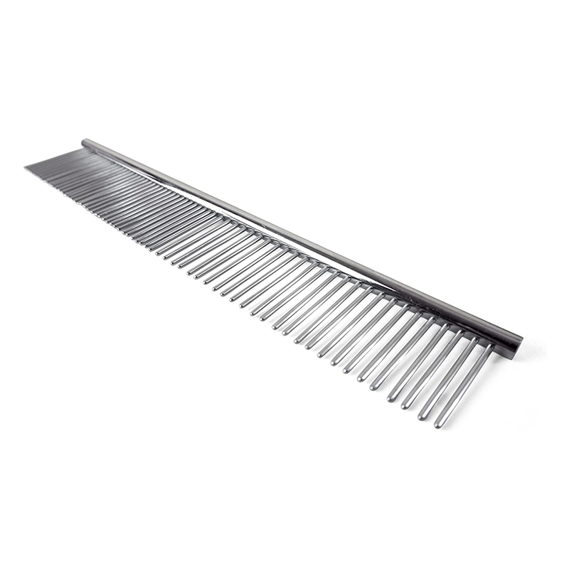 FORIDE 2X Macrame Fringe Comb Tapestry Weaving Comb Stainless Steel for Brushing Through Long Hair Single Strand Cotton Cord