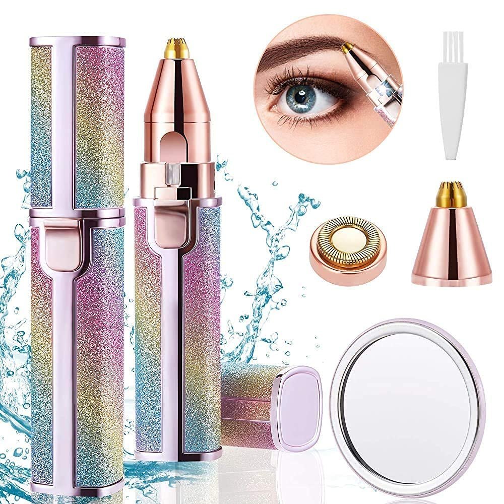 E Mela 2 In 1 Facial Razor Painless Eyebrow Hair