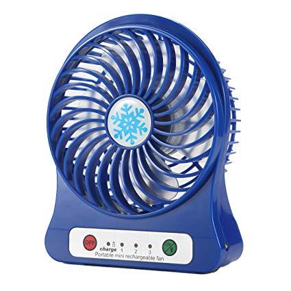 Mini Fan with USB and Lithium Battery