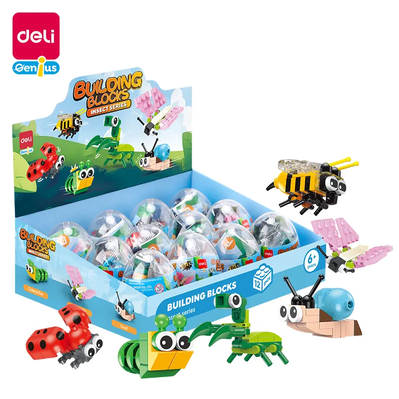 DELI Building Blocks Set Toy For Kids 1 Pc- Insect Series (EH740)