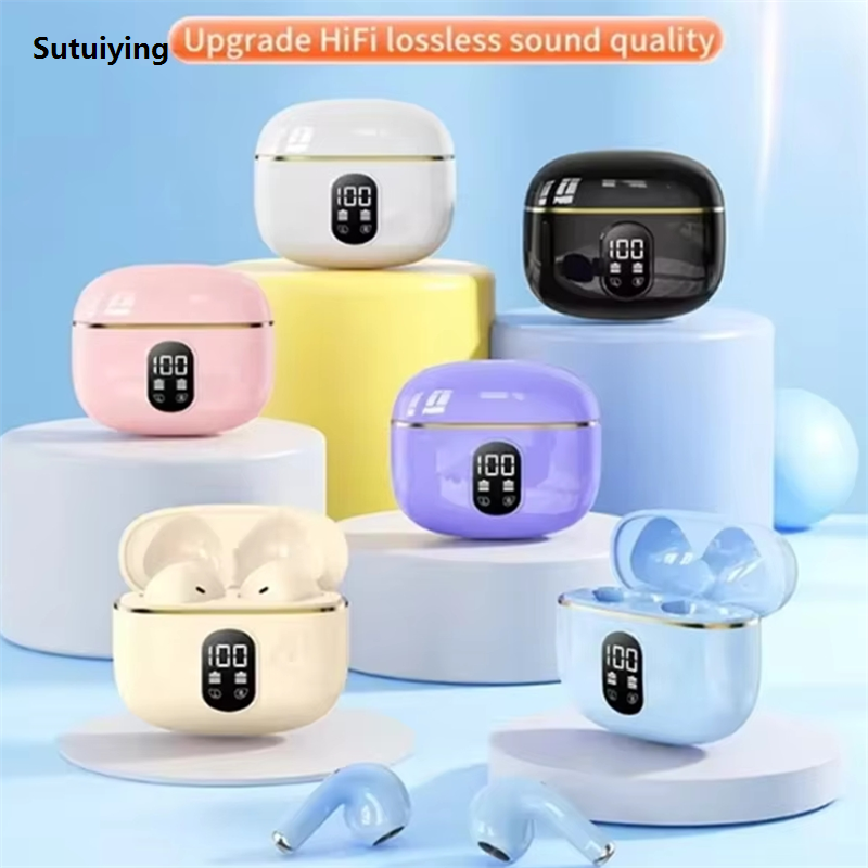 Sutuiying Original M25 Fone Bluetooth 5.3 TWS Wireless Headphones with LED 2025 Display Stereo Headset Touch Control Earbuds Noise Reduction