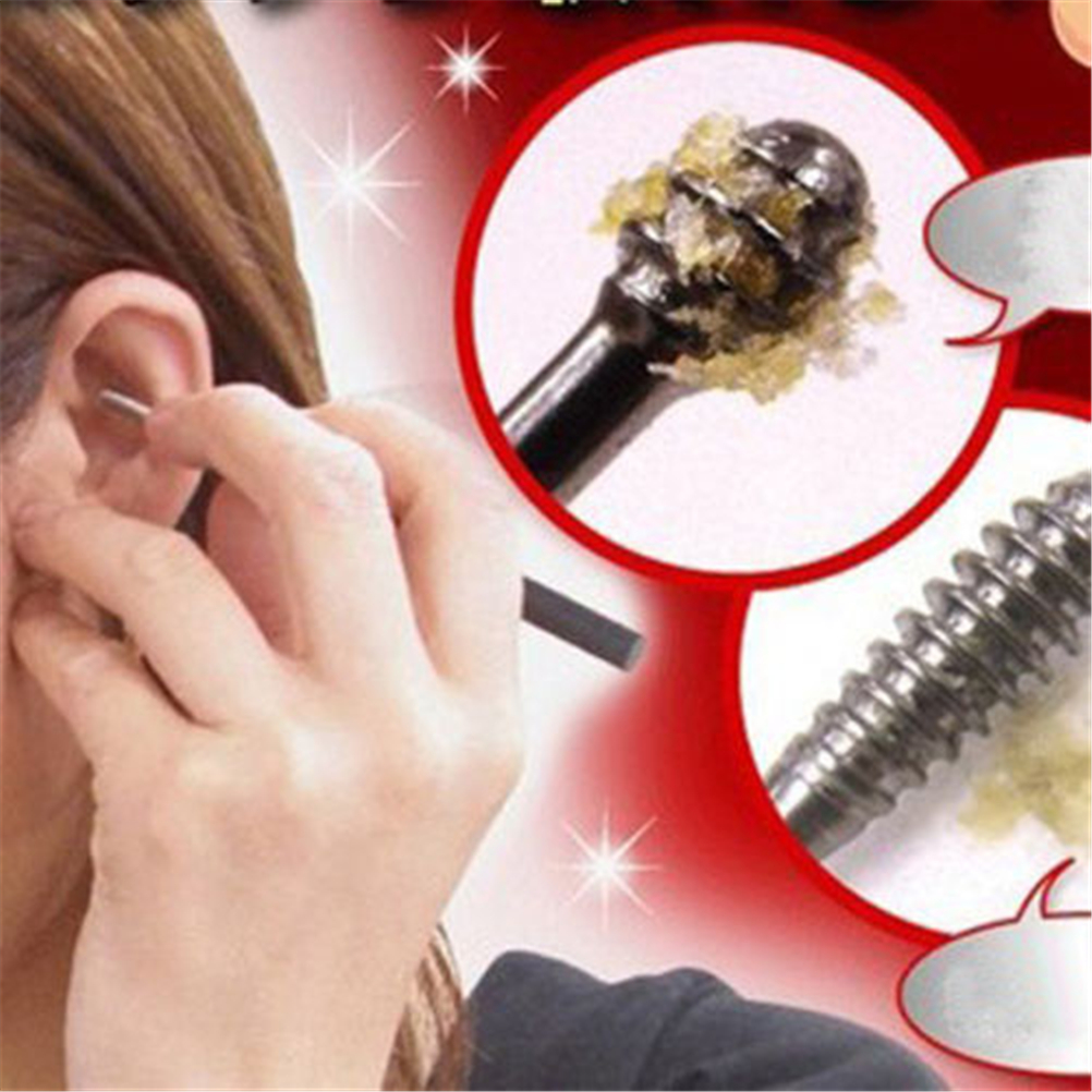 【New arrival】Nieuwe 1Pcs Ear Wax Pickers Rvs Oor Picks Wax Verwijderen Curette Remover Cleaner Ear Care Tool Earpick Facial beauty Tools