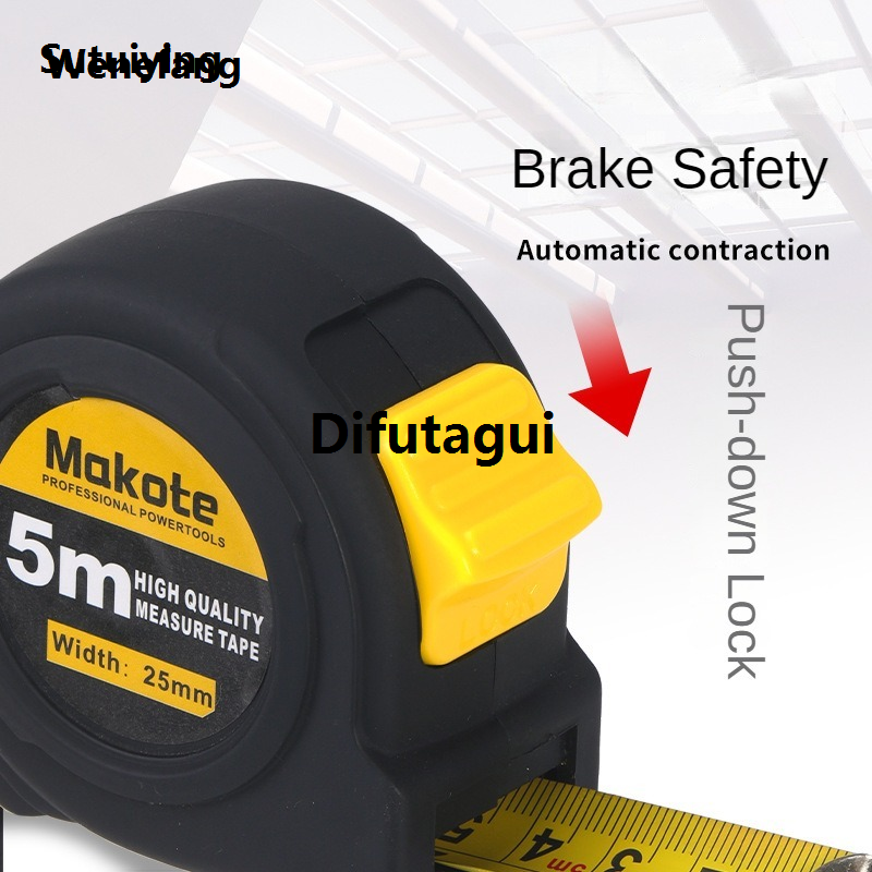 Difutagui Wenefang Sutuiying 3M/5M/7.5M/10M Metric and Inche tape measure retractable Thickened Special Profesional wear-resistant steel measuring tape Household measuring tools