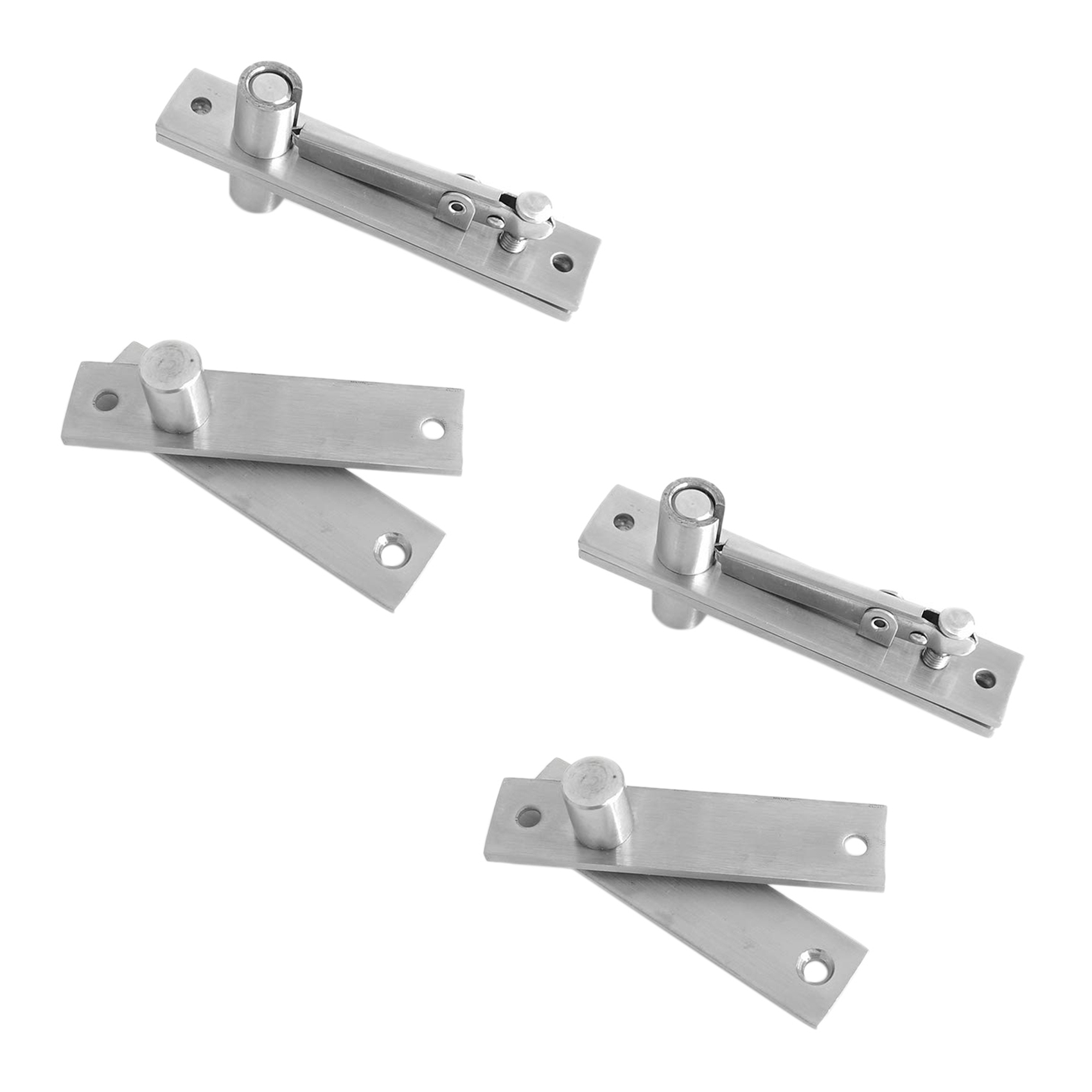 fasdaga 2X Stainless Steel Pivot Door Hinge Pivot Hinge for Wood Doors 360 Degree Shaft Door Pivot Hinge System