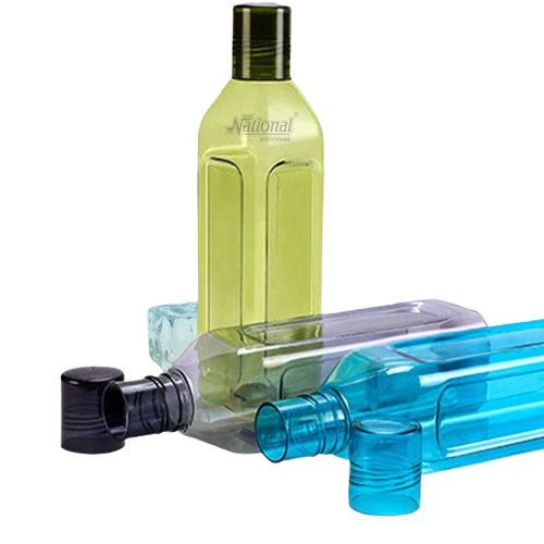 1 Piece Plastic Water Bottle 1000 ML Multicolor