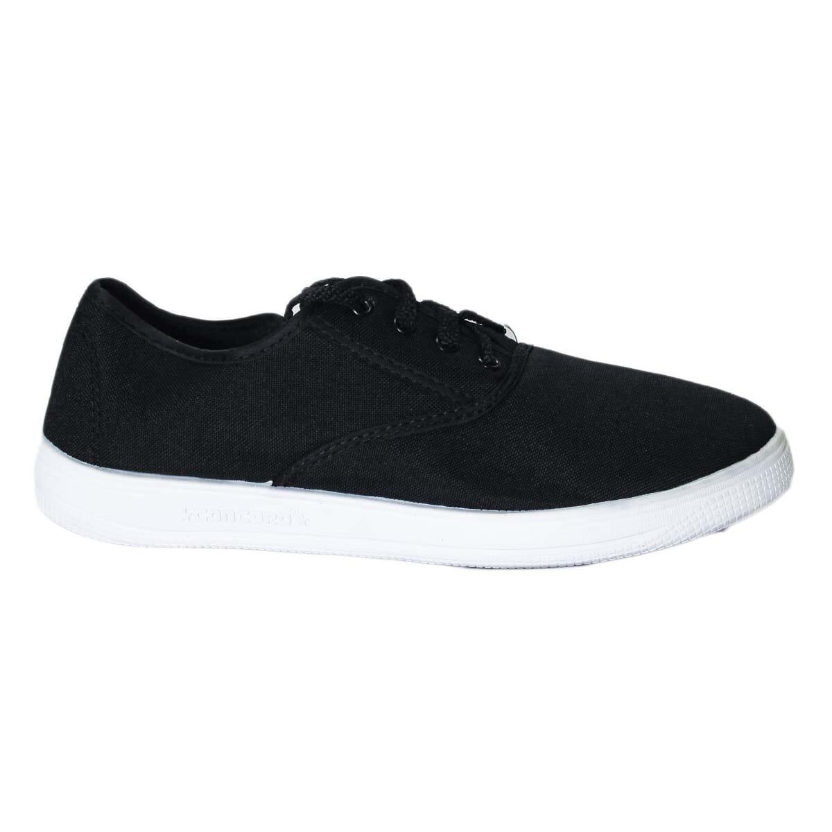 Goldstar Black Concord Lace-Up School Shoes For Boys