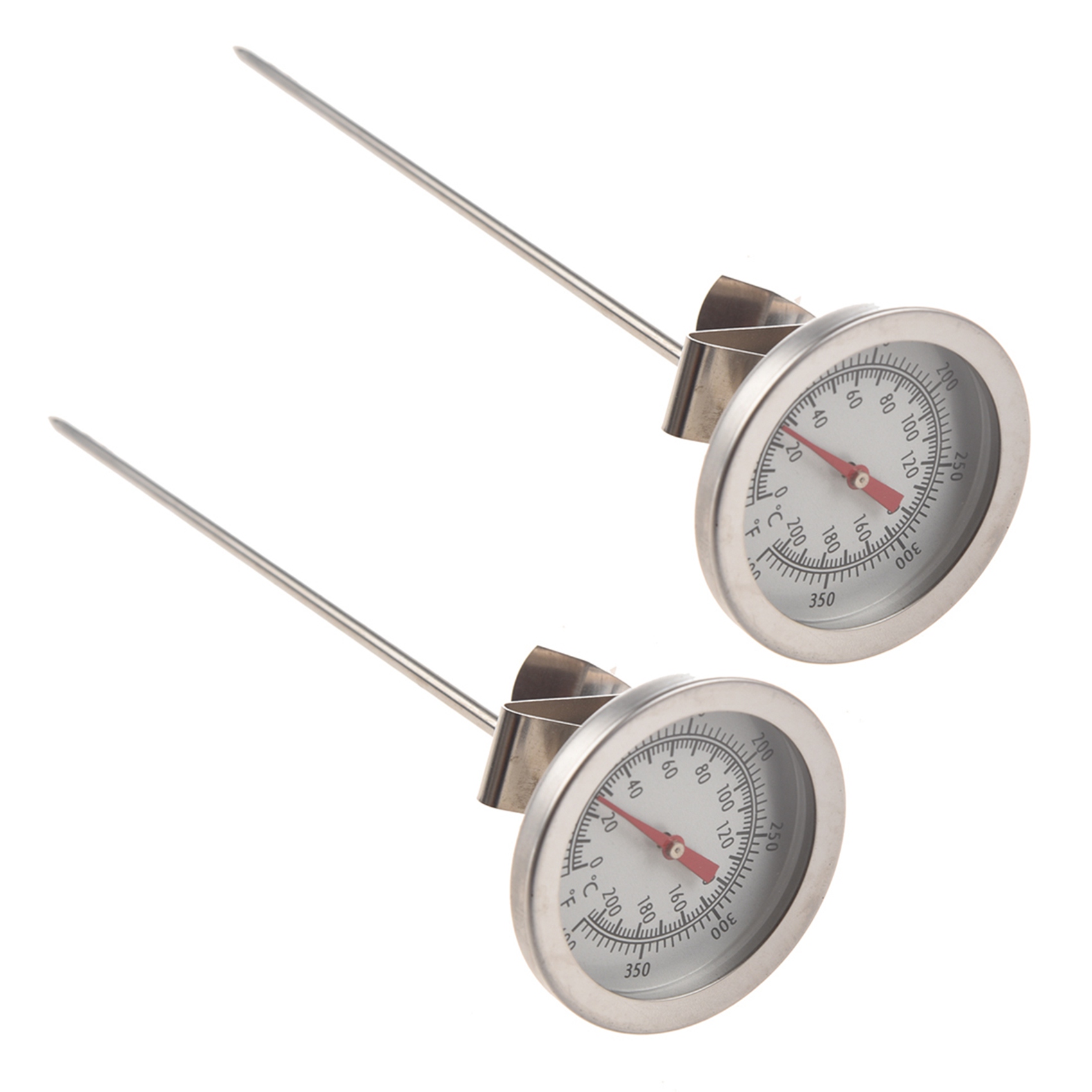 NAMUNY 2X Thermometer Gauge Stainless Steel for Cooking Food 200 Celsius