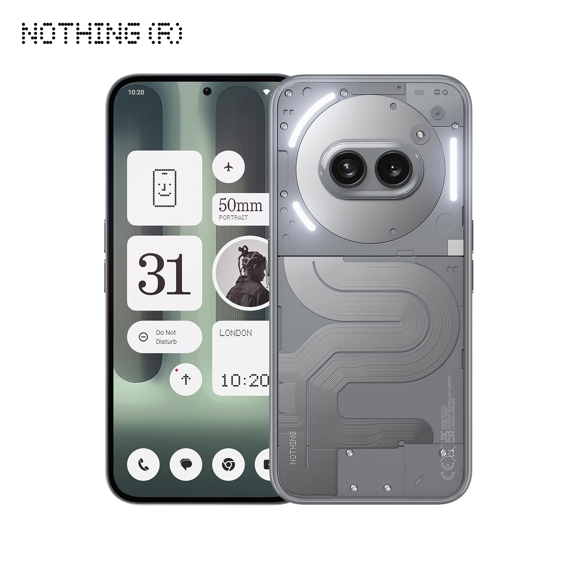 Nothing Phone (2a) Plus (12/256 GB) | Flexible 6.7” AMOLED Display | MediaTek Dimensity 7350 Pro 5G Processor | 5,000 mAh Battery | Fast Charging 50W