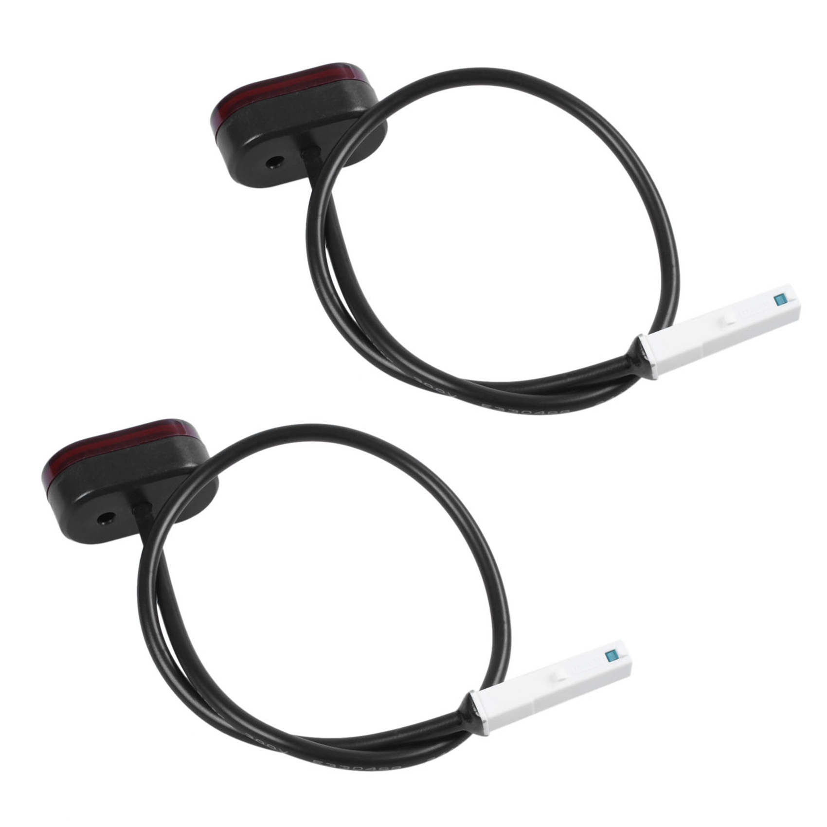 FORIDE 2X Rear Tail Lamp Stoplight Brake Lights with Line for M365 M187 Electric Scooter