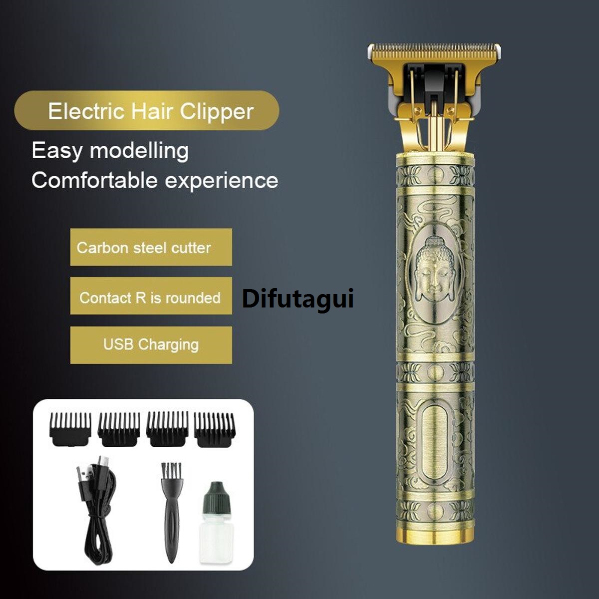 Difutagui New style Rechargeable Vintage T9 Hair Trimmer 【2025 Version】 - Beard and Hair trimmer professional
