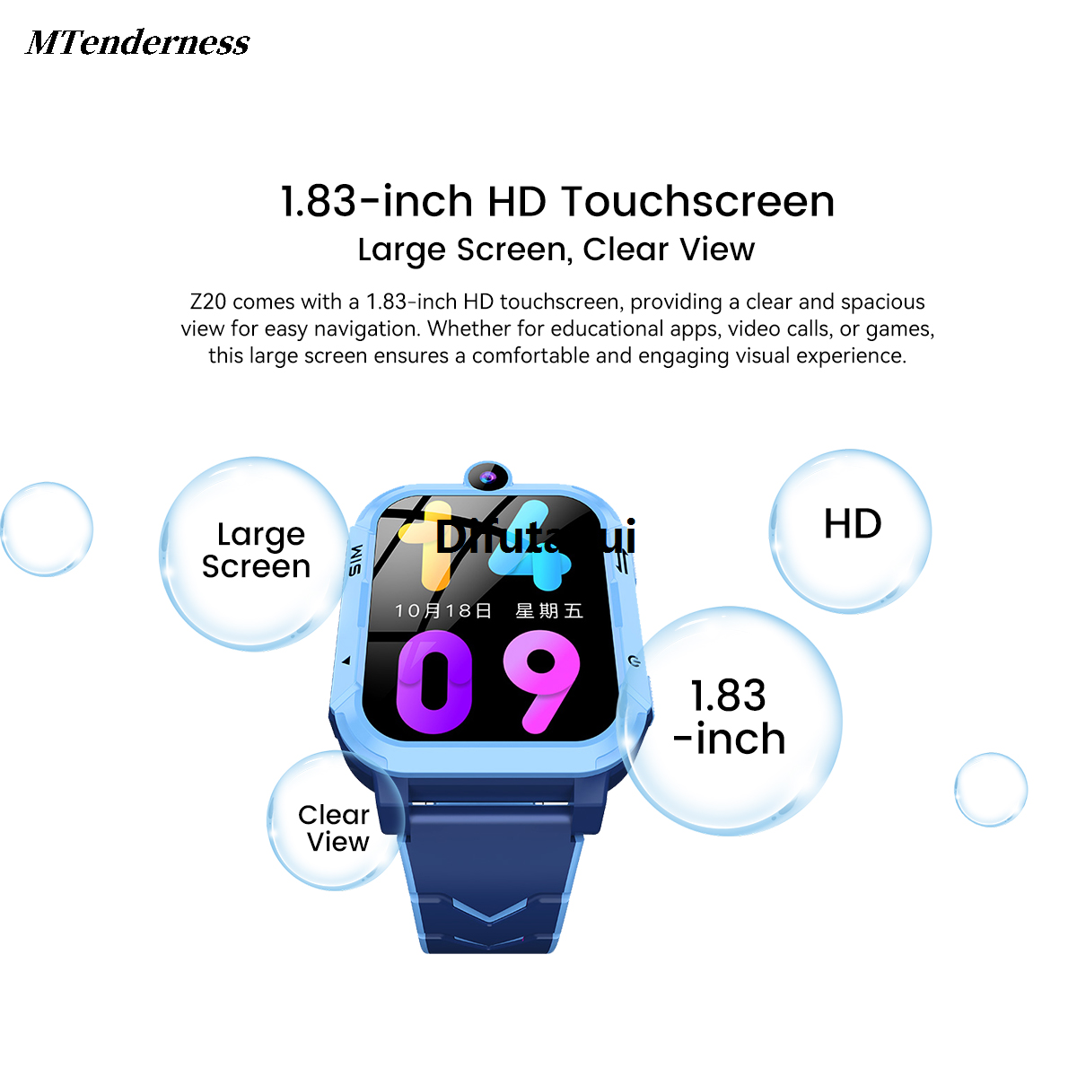 Difutagui MTenderness Watch device IP67SOS call video smart Z20 first launch global Blackview Affordable 【2025 Version】 4G kids watch GPS waterproof monitor tracking location phone