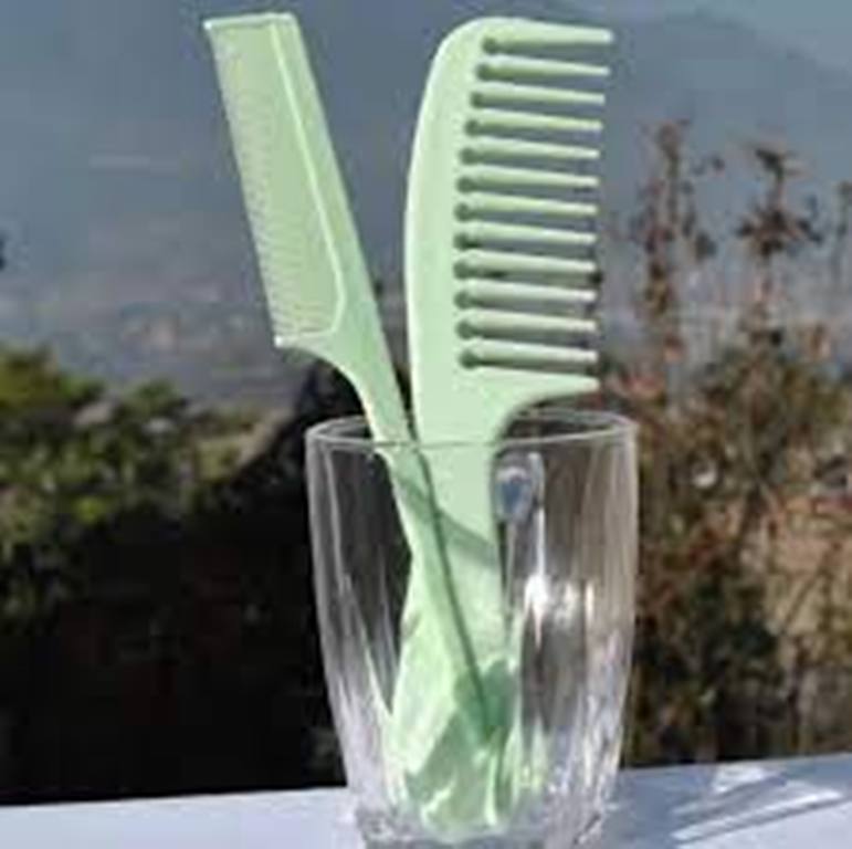 Comb - 2 Pcs Hair Comb - Hair Accessories (Color May Vary)