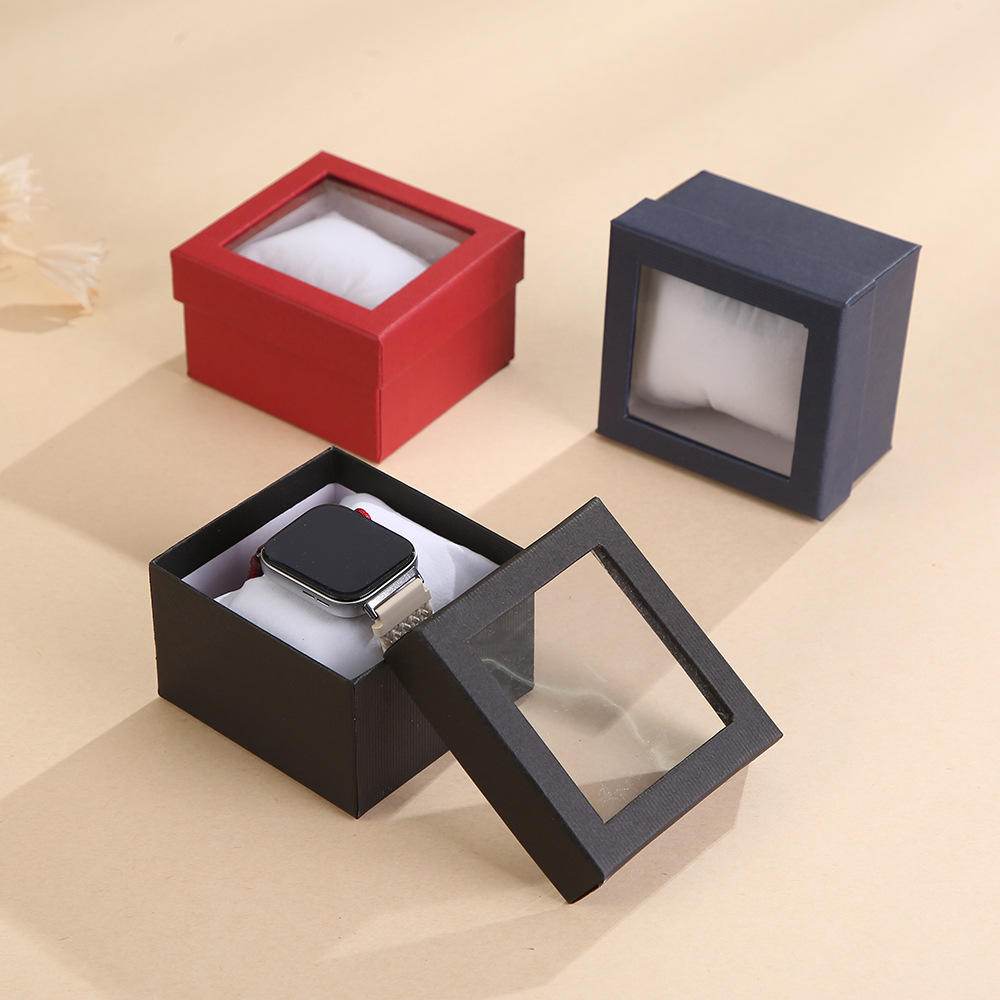Multifunctional Display Watch Boxes Modern Transparent Watch Box Fashionable Transparent Jewelry Storage Box for Special Occasion Dresser Birthday Gift