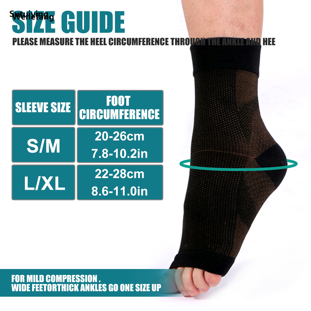 Wenefang Sutuiying 1Pair Ankle Compression Socks For Women Men - Ankle Brace Support Fashion Fashion Neuropathy Soothe Socks,Nano Soothesocks For Plantar Fasciitis
