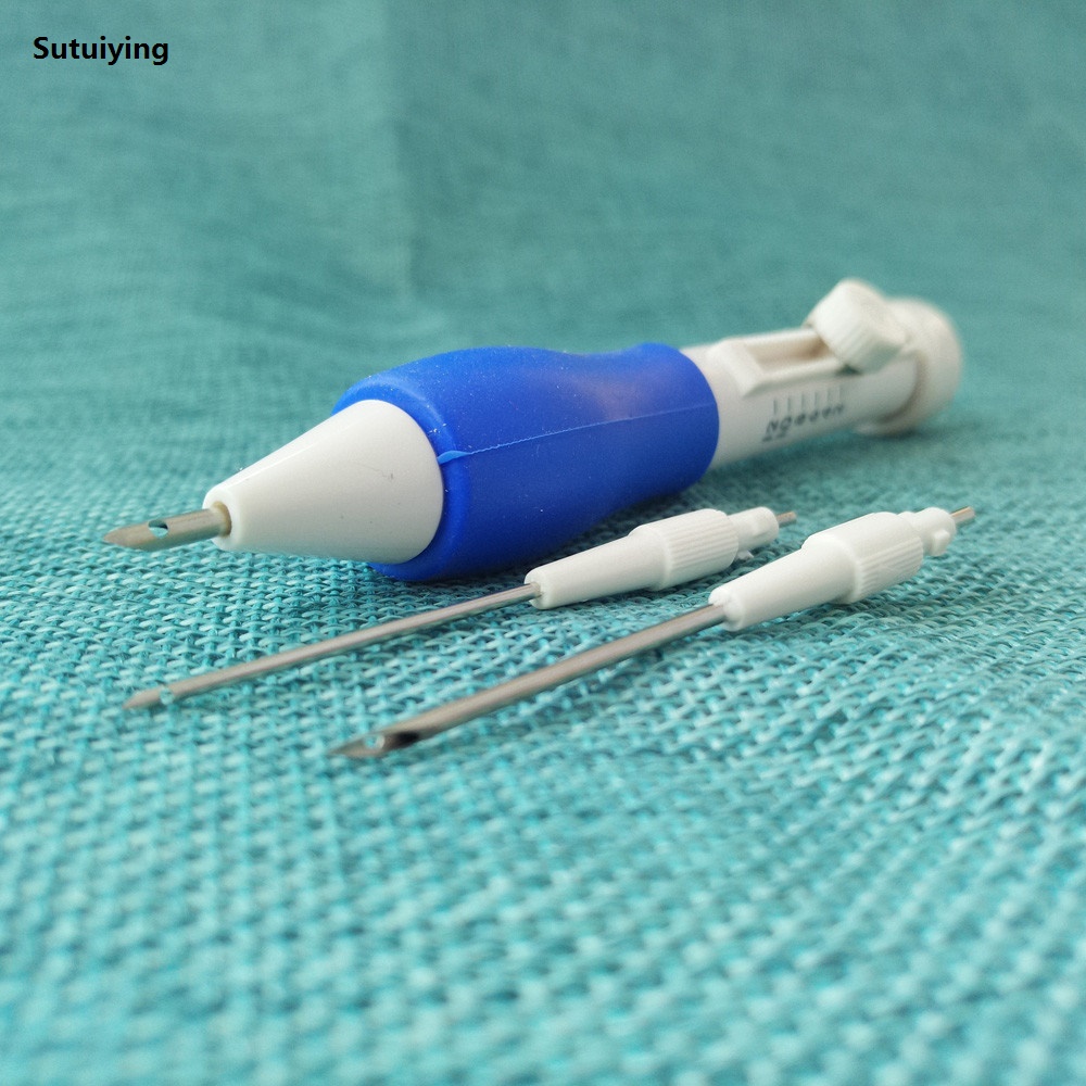 Sutuiying 1Pcs Embroidery Punch Needle Kit Stitching Tool Set Magic Pen 2025 New Weaving Tool Knitting Sewing Tools for DIY Embroidery Needle