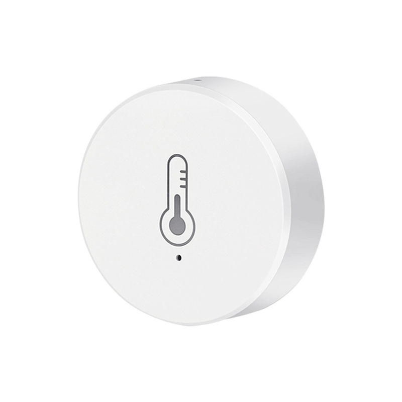 1 PCS Tuya Smart Home ZigBee Temperature and Humidity Sensor White ABS Indoor Thermometer Monitor Works for Alexa Smart Life